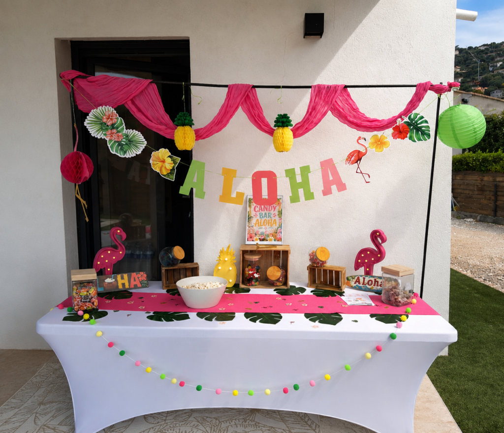 Pool Party Aloha Candy Bar